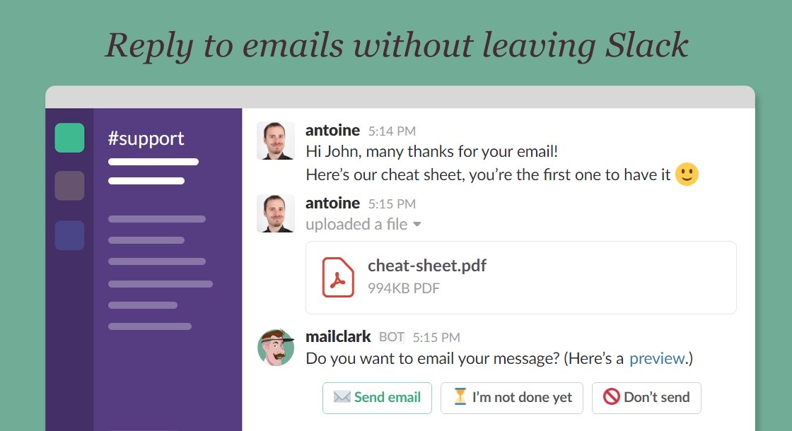 MailClark Slack Integration