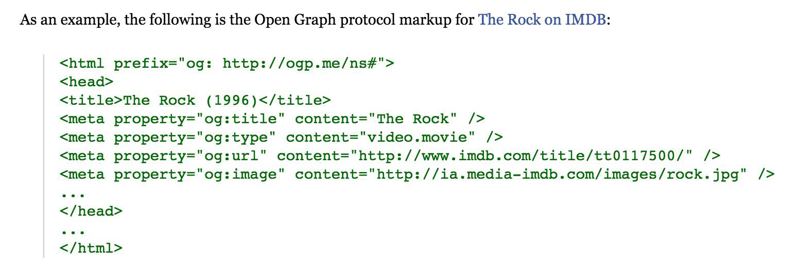 An example from IMDB of how open graph tags look in a document