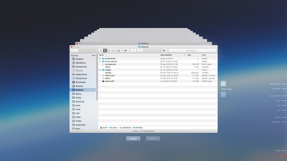 Time Machine is an inbuilt backup program on Mac