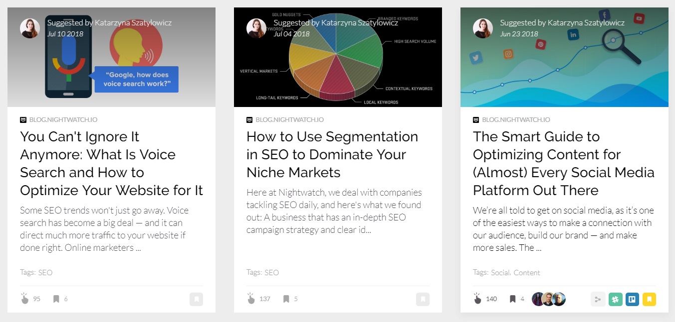 Zest.is Article Distribution